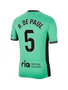 Atletico Madrid Rodrigo De Paul #5 Ausweichtrikot 2023-24 Kurzarm